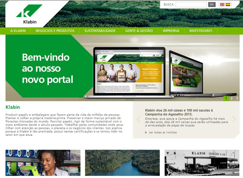 Klabin Completa 114 Anos E Lança Novo Site Newspulpaper